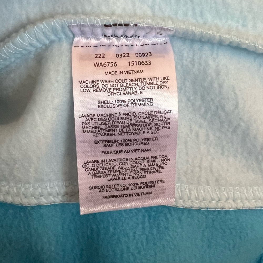 Columbia Youth Benton Springs Blue Fleece Jacket NWT - Picture 9 of 9